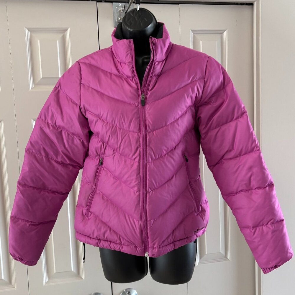 New Balance Pink Down Puffer Jacket - Adjustable waist